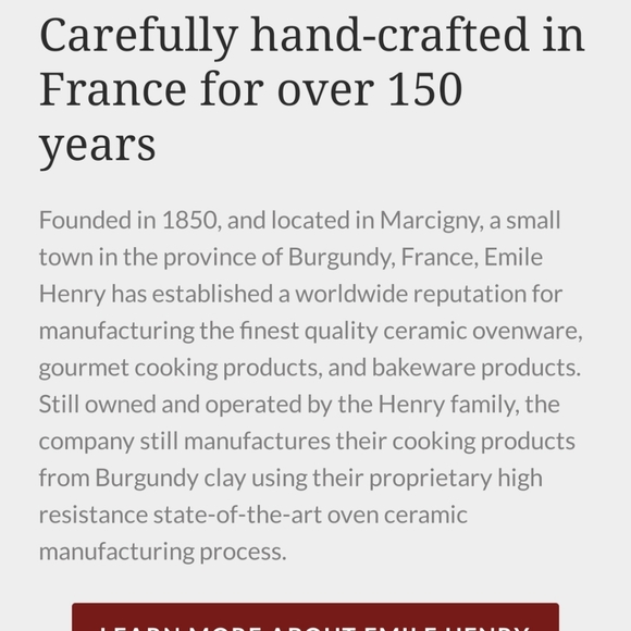 Emile Henry Cocotte Dutch Oven - Picture 12 of 12